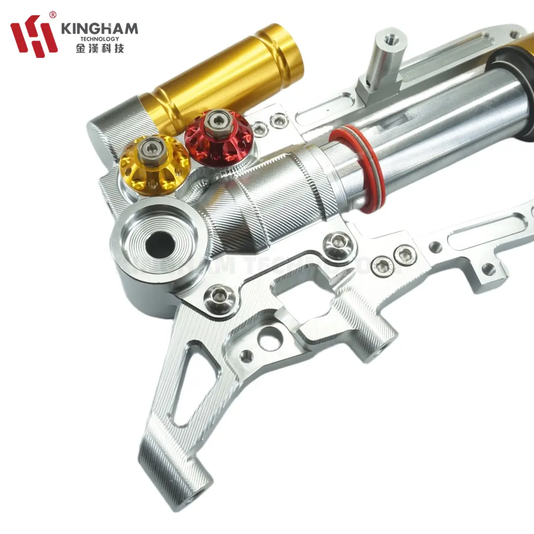 KINGHAM-Amortiguador de aluminio CNC para motocicleta, Forza, delantero, ajustable, accesorios para motocicleta, OEM, ODM