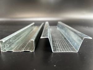 Nhà cung cấp Trung Quốc thép mạ kẽm Keel mạ kẽm tấm vách thạch cao Trần furring kênh kim loại hồ sơ từ tấm thạch cao - Product Image 4