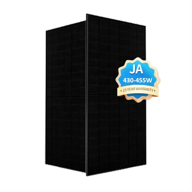 JA N type solar panel 2024 new EU US warehouse stock 430W 440w 450W bifacial dual glass mono solar panel