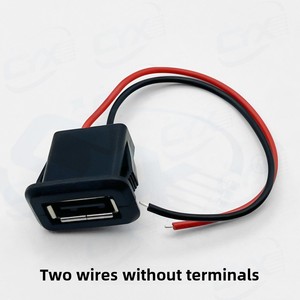 Venta al por mayor USB 2,0 soldadura directa hembra enchufe lámpara de escritorio instrumento de precisión puerto de carga para juguete para conexiones de cable de datos - Product Image 5