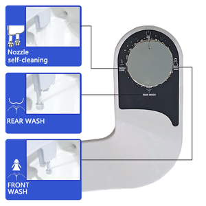 OEM/ODM Roll Over <strong>Image</strong> to Zoom in SlimEdge Simple <strong>Bidet</strong> Toilet Attachment in White With Dual Nozzle, Fresh Water Spray - Product Image 2