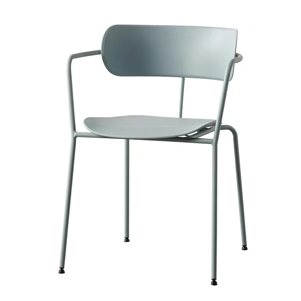 Chaise avec dossier de Style industriel en fer forgé, siège de salle à manger nordique, loisirs, moderne et minimaliste, pour la maison,