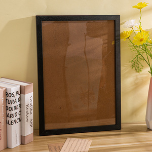กรอบรูปไม้แข็งแบบออริจินัลกรอบรูปแบบลอยปรับแต่งโลโก้ได้สีไม้ - Product Image 6