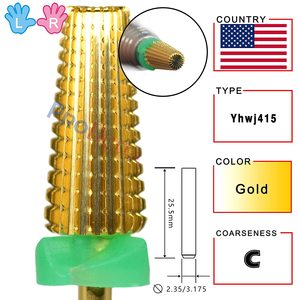 ProBerra tırnak matkap ucu matkap ucu tırnak iki yönlü sol veya sağ Handed - 3XC XXC XC C M F XF XXF karbür 5 in 1 Bit hızlı kaldırmak - Product Image 3