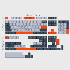 Altura original de fábrica dos colores GMK color a juego 163 teclas gran conjunto de teclas de teclado mecánico reemplazables. - Product Image 6