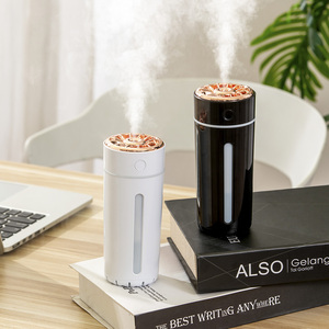 Tragbarer 360ml Tisch be feuchter 7-Farben-Luftverteiler mit buntem Licht Haushalts auto Verwenden Sie ROSH-zertifiziert