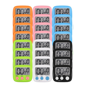 Allarme forte per esercizio cuoco cottura minuti secondo conteggio fino conto alla rovescia grande Display LCD Timer magnetico digitale da cucina - Product Image 1