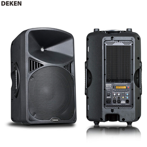 DEKEN RS212P 300w High Power Mic <strong>Input</strong> with Amplifier Panel 12 Inch Plastic Active Speaker Two Way Speakers for Music Show - Product Image 3