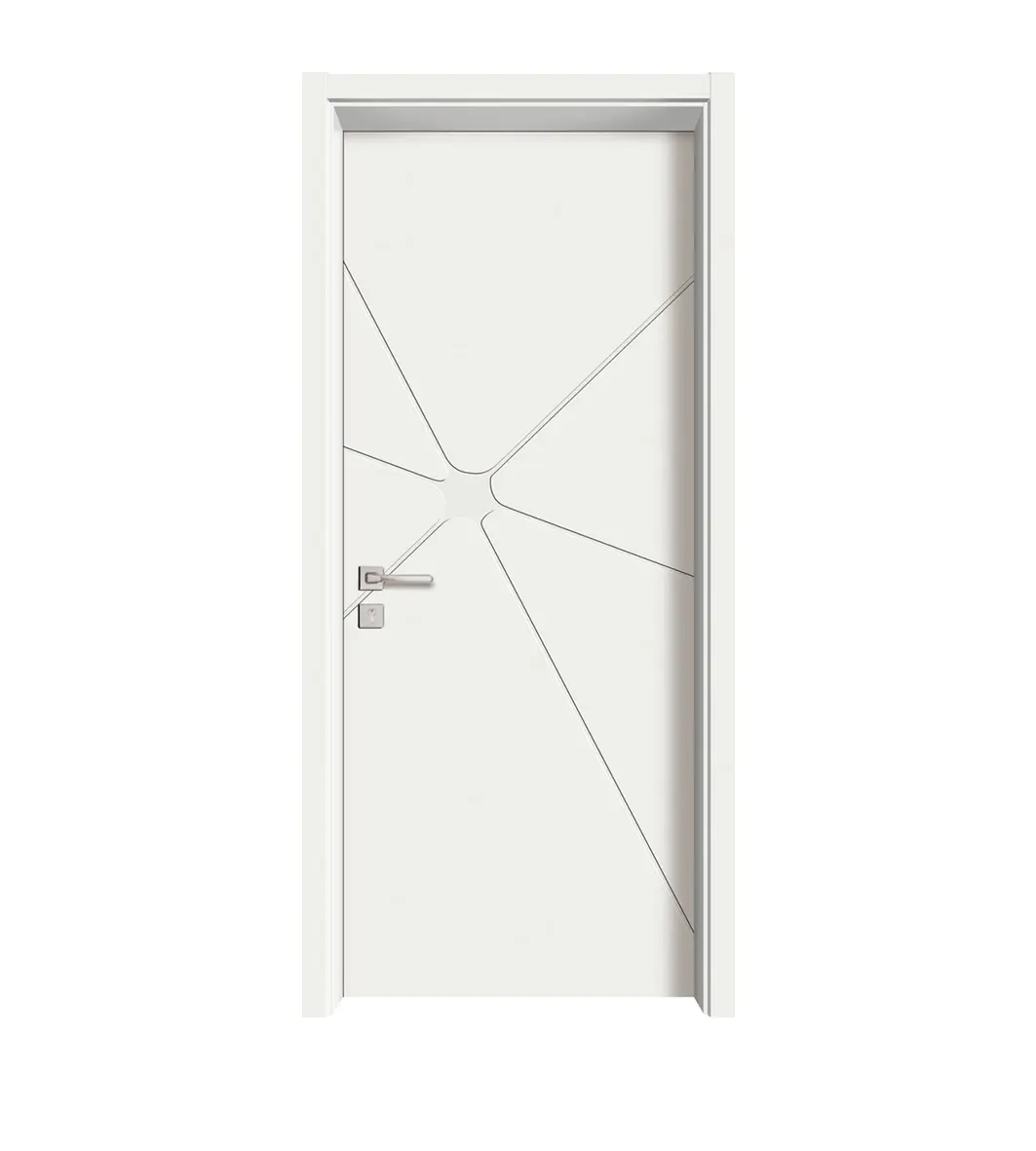 Modern tasarımlar özel boyut ana kapı beyaz sert katı doğal meşe tik ahşap kapı MDF ana kapı ev için