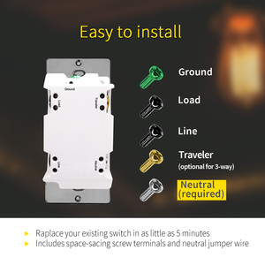 Z-Wave a 3 vie interruttore Dimmer luce intelligente con funzione Timer Wireless noi elettrico per l'automazione domestica - Product Image 5