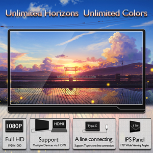 Sobolan 16 אינץ צג תצוגת מסך משחקים ניידים 1080p frips hd PC מסך מחשב נייד עבור Xbox M-AC PS5 החכם