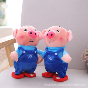 语音录音和重复唱歌会说话的猪毛绒玩具 - Product Image 6