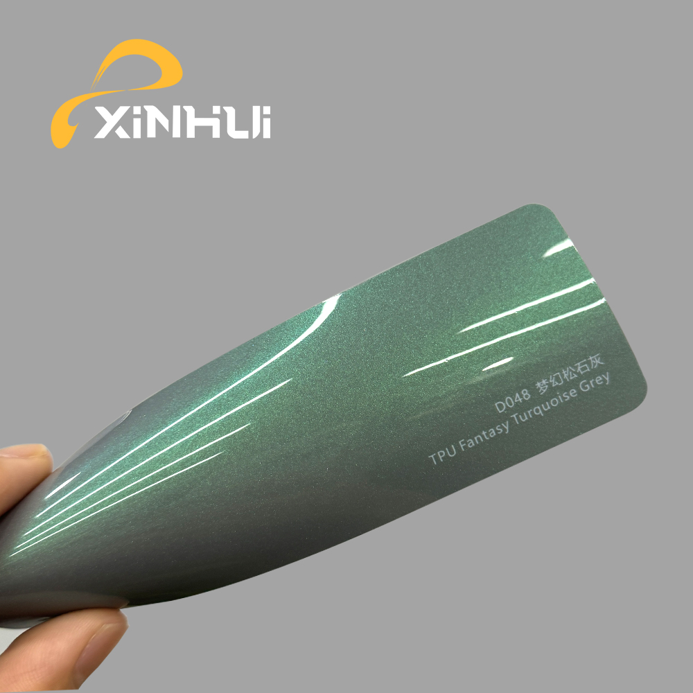 TPU Fantaisie Turquoise Gris