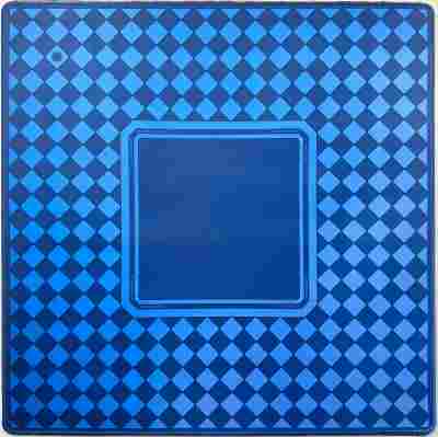 Dark Blue Checkered
