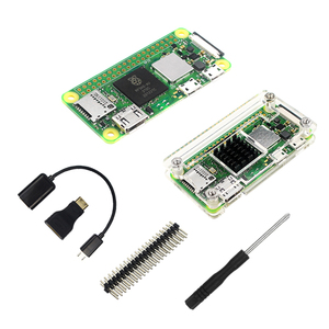 Raspberry Pi Zero-kit de desarrollo de 2 W, funda acrílica, controlador, juego de accesorios para Raspberry pi Zero