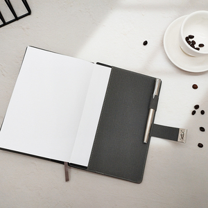 Custom A5 Hardcover Academic <strong>Notebook</strong> Secret Journal for Executives Office Use Fabric Cover Thread Sewing <strong>Code</strong> Lock Printed