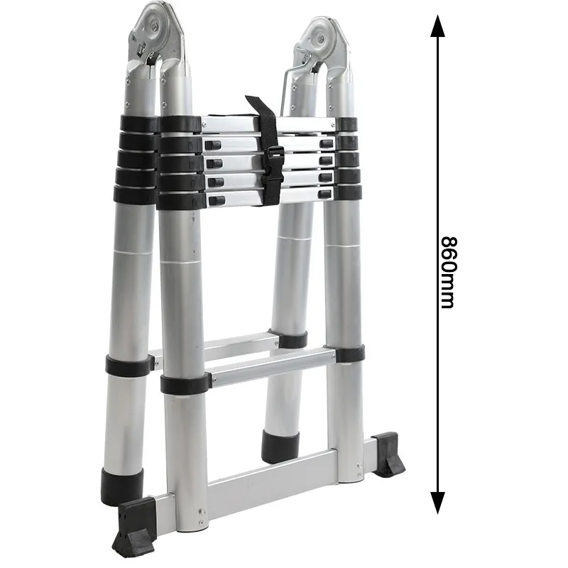 Scaletta scaletta in alluminio pieghevole scale multiuso