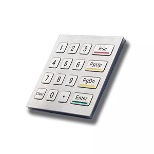 Sistema de Control de Acceso a prueba de agua IP65, máquina de terminales ATM, matriz 4x4, teclado de Metal de acero inoxidable para máquina expendedora - Product Image 2