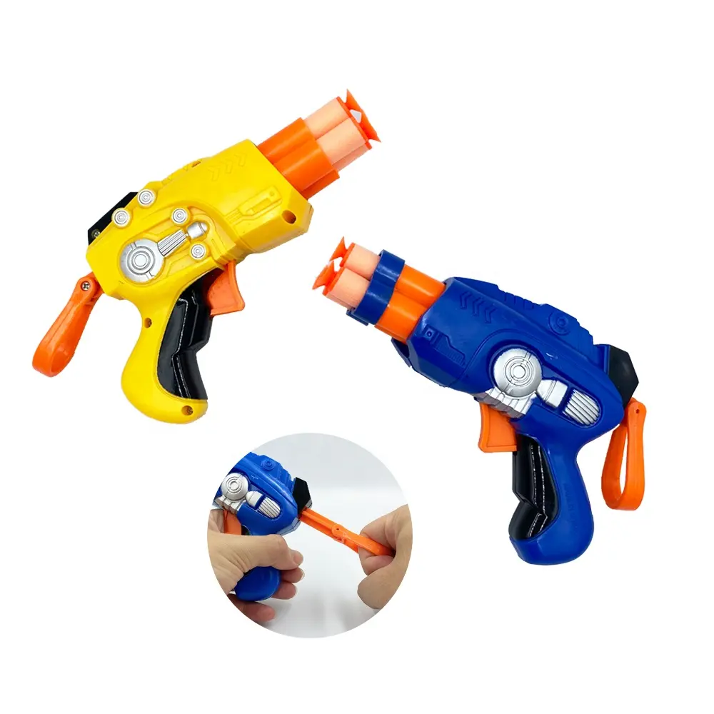 JollySweets إيفا لينة رغوة بندقية رصاص دمية بلاستيكية اطلاق النار لعبة مسدس هواء للأطفال الأطفال مسدس لعبة