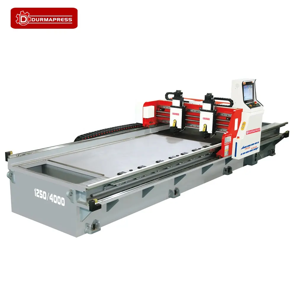 Durmapress Máquina de ranhurar horizontal CNC V 50mm max Z curso pórtico V máquina de corte ranhurar