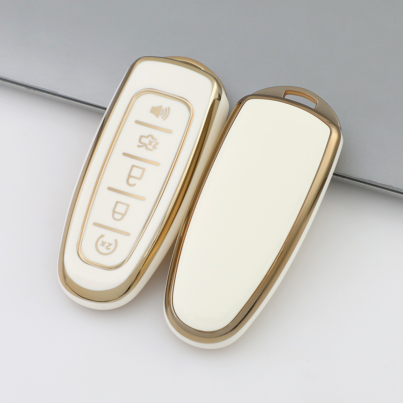 Type-J 5 button cover-White