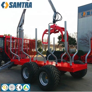 Fábrica de China, venta al por mayor de maquinaria forestal, cargadora de troncos, tractor, remolques de troncos, remolque de madera con grúa a la venta - Product Image 6
