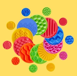 <strong>Matching</strong> Game Sensory Discs Stimulation for Kids Supports Autistic and Processing <strong>Challenges</strong> Calming Mat - Product Image 5