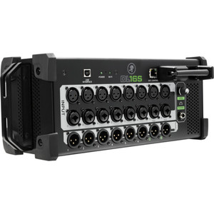 Caja de escenario DL16S de 16 entradas/8 salidas con 16 preamplificadores de micrófono MIDAS, mezclador de consola de audio con interfaces ULTRANET y ADAT y controlador de DJ - Product Image 1