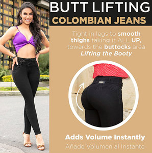 Pantalones <strong>Colombianos</strong> Cola Butt Lifting Colombian Jeans - Product Image 5