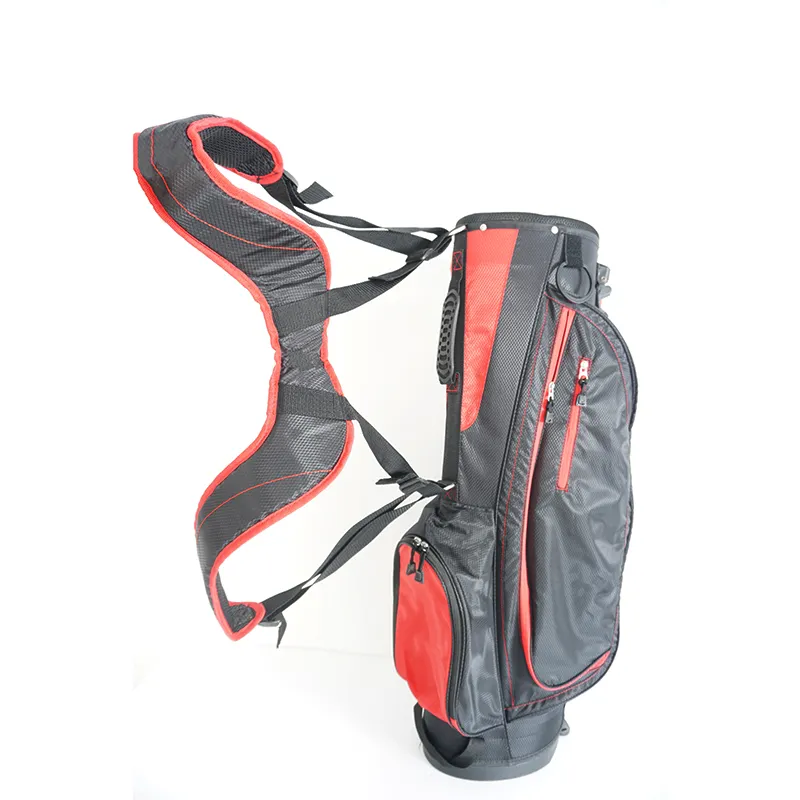 Дешевая Сумка-стойка для гольфа, оптовая продажа с логотипом на заказ, сумка-подставка для клюшек 6