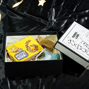 ボックス印刷黒と白のパンダパターン記念品赤ちゃん新生児布ギフトセットボックス - Product Image 2