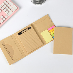 Juego de notas adhesivas de papel Kraft, juego de bloc de notas multifuncional, LOGOTIPO impreso, oficina creativo de notas de Bloc, fábrica - Product Image 3