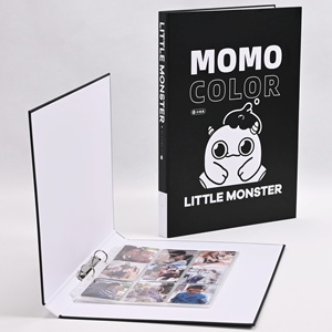 Custom 4-Ring Binder File Manager Paper Cardboard <strong>Notebook</strong> with Circular Ring for Presentation and <strong>Document</strong> Folder Storage - Product Image 4