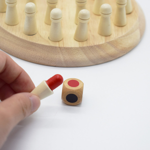 益智玩具儿童火柴棒棋盘游戏儿童颜色排序逻辑思维训练木制记忆象棋游戏免费标志 - Product Image 5