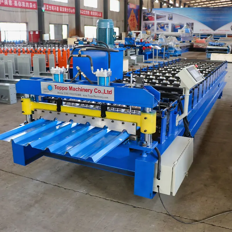 Fully Automatic galvanized IBR board roofing roll forming machinery and equipment supplier