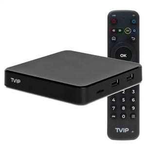 Fabrika fiyat set top box TVIP 60box kutusu Android 6.0 iptv linux akıllı 4k tv kutusu Linux çift Os IPTV medya oynatıcı - Product Image 3