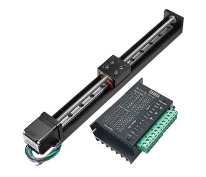 Carril de mesa deslizante CNC tipo T, plataforma de guía de transporte de escenario lineal, Kit de accionamiento de Motor paso a paso, Mini Mesa deslizante, mesa de eje XYZ - Product Image 1
