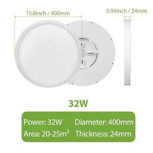 Akıllı uzaktan kumanda ev uygulama RGB CW kısılabilir yuvarlak Panel Led tavan ışık - Product Image 6