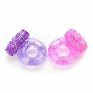 Sexspielzeug Delay Lock Feines Sexspielzeug Vibrierender Penis ring Gummi Zum Verkauf Cockring - Product Image 4