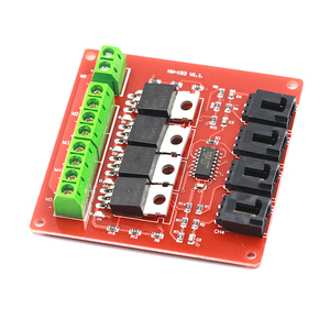 Vier-Kanal 4-Kanal Weg-Route MOSFET-Button IRF540 V4.0+ MOSFET-Schaltermodul für Arduino Gleichstrommotor Antrieb Dämpfer Relaisbrett
