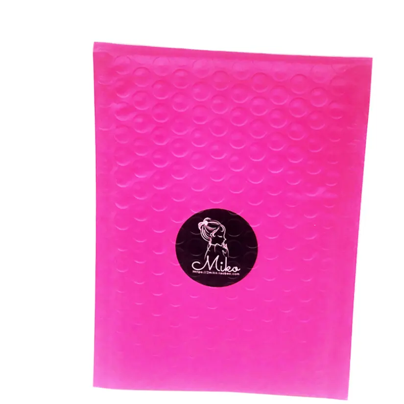 핑크 거품 봉투 14X19 친환경 거품 폴리 우편물 패키지 가방 배송 사용자 정의 가방 거품 포장