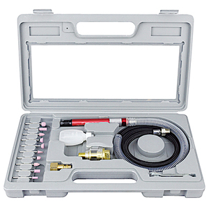 TY31765K Pneumatic <strong>Micro</strong> <strong>Grinder</strong> Kit 18 Piece 65,000 Rpm <strong>High</strong> <strong>Speed</strong> Engraving Pen with Mounted Point for General Applications - Product Image 1