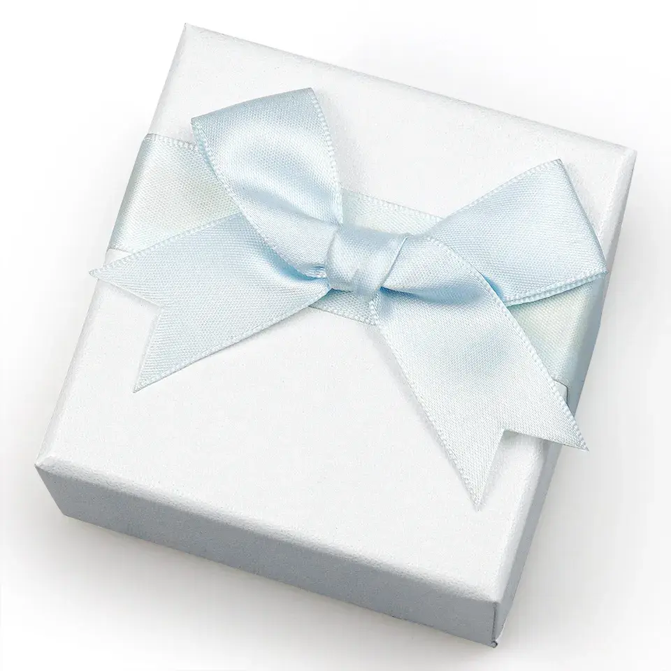 Scatole di gioielli con stampa OEM bianca confezione regalo confezione regalo di lusso fede nuziale/orecchino/scatola di collana scatola regalo di gioielli