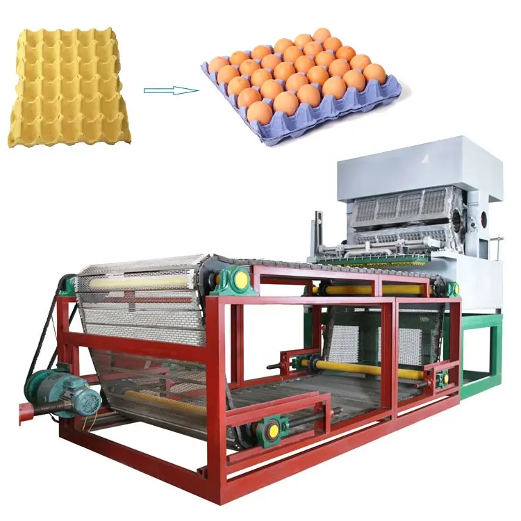 Nanya otomatik kağıt yumurta tepsisi makinesi/yumurta paketleme/paketleme makinesi tepsisi