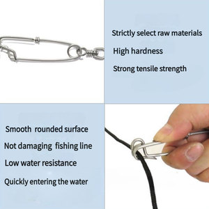 Edelstahl Commercial Liquidation Sale Bleifreie geschlossene Augen nadeln Single Wrap Rolling Swivel Angel gerät - Product Image 4