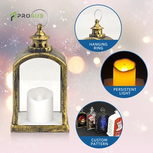 Prosub Cá Nhân Hoá Tùy Chỉnh Khoảng Trống Giáng Sinh Đèn Lồng Treo LED Vườn Trang Trí Bão Ánh Sáng Thăng Hoa Đèn Lồng Đồ Trang Trí - Product Image 3