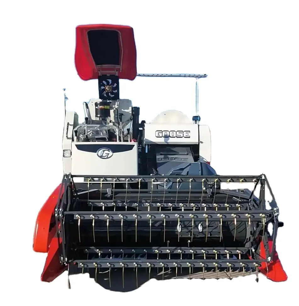 آلة حصاد عالمية من نوع FM WORLD للبيع المباشر من المصنع آلة حصاد الأرز من GOOSE آلة حصاد عالمية GS1028 plus100 hp