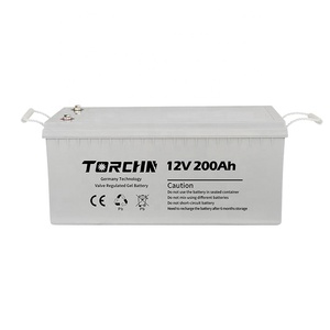Китайский производитель TORCHN бренд 12V200ah M8 Клеммная гелевая батарея для использования на солнечной энергии - Product Image 2