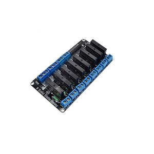 8-Kanal 3-24V Relais modul Solid State High Level SSR DC-Steuerung DC mit resistiver Sicherung