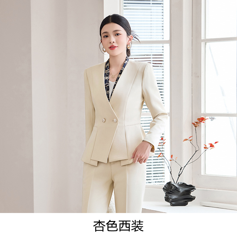 apricot suit
